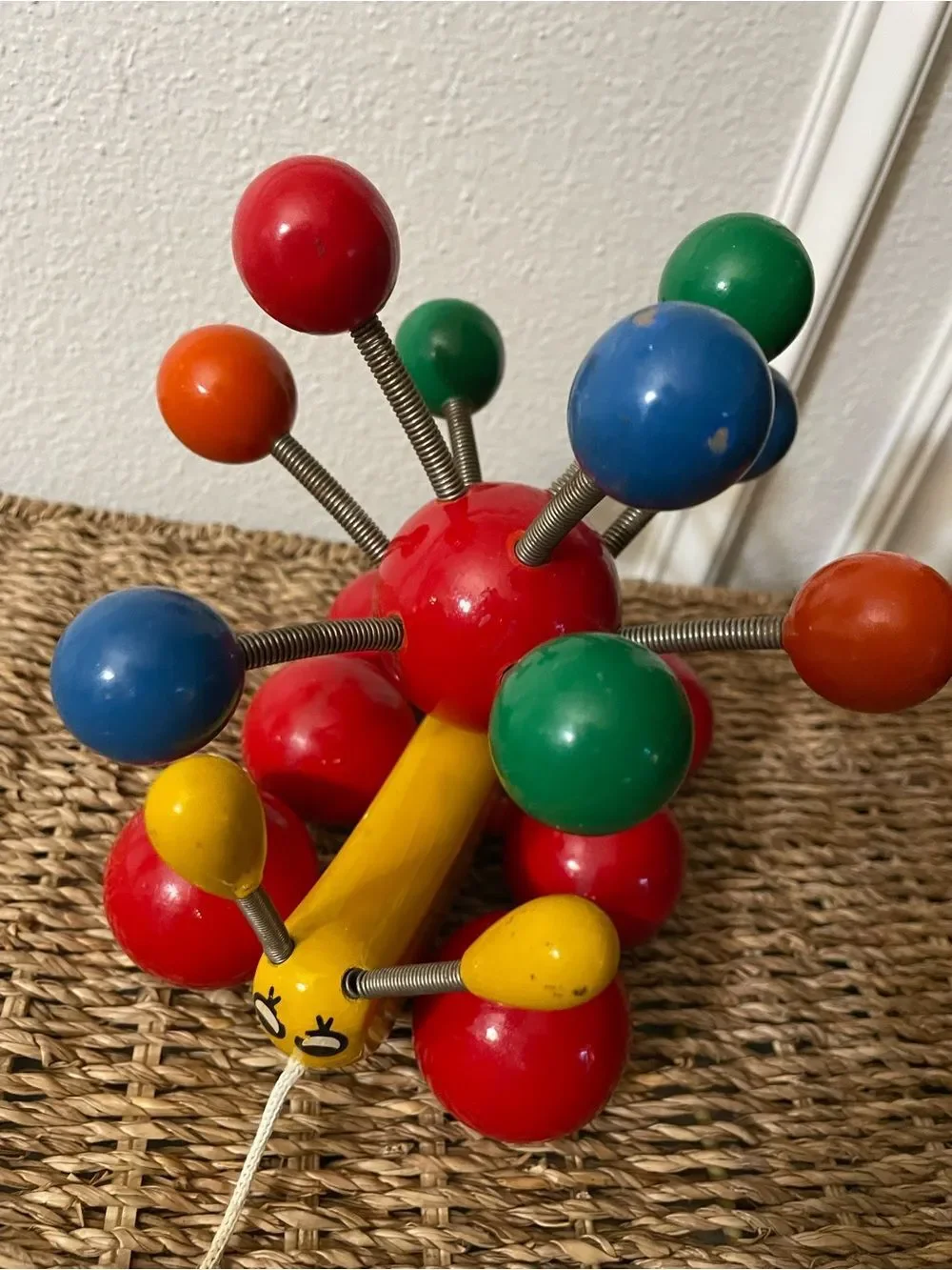 Vintage Kouvalias Atomic Pull Toy from Greece